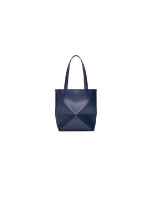 LOEWE Medium Puzzle Fold tote in shiny calfskin(HIGH-END GRADE)